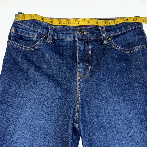 Gloria Vanderbilt Amanda Woman Dark Jeans Petite Size 4 - Picture 8 of 12